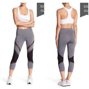 Z By Zella Prima Crop Melange Leggings